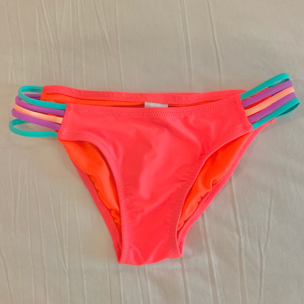 Xhilaration coral bikini bottom
